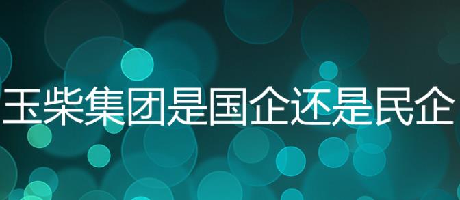 玉柴集團(tuán)是國企嗎？玉柴集團(tuán)是五百強(qiáng)嗎？